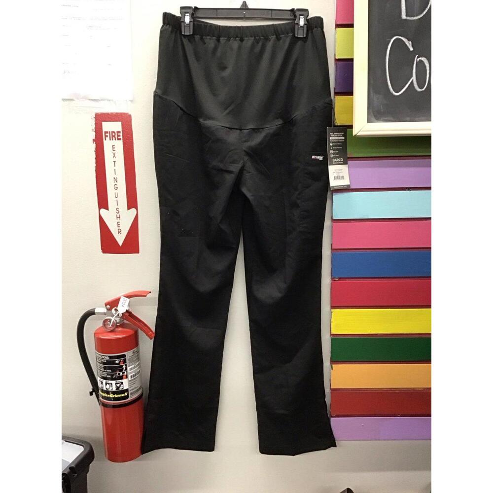 Grey's Anatomy Black Maternity Pull-On Scrub Trousers
